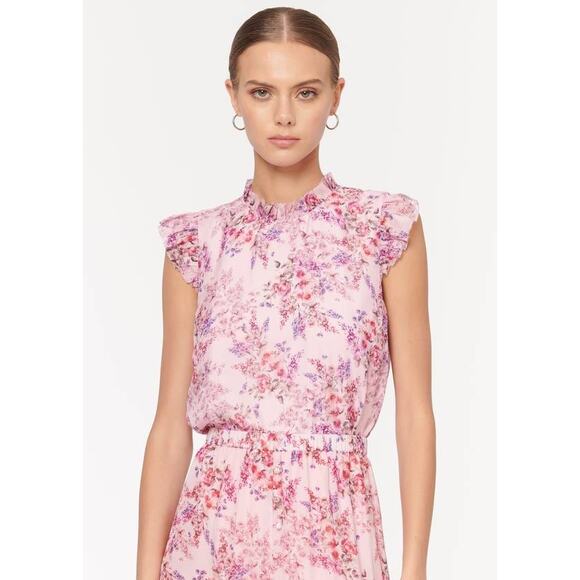 Cami NYC Asta Sleeveless Silk Lined Top Primavera Pink S23-C29-PRMVA Small S NEW - Picture 2 of 5